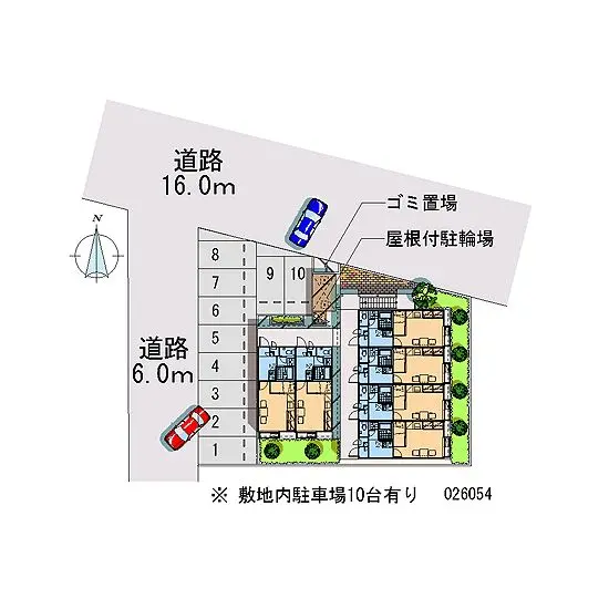 ★手数料０円★海部郡蟹江町学戸　月極駐車場（LP）